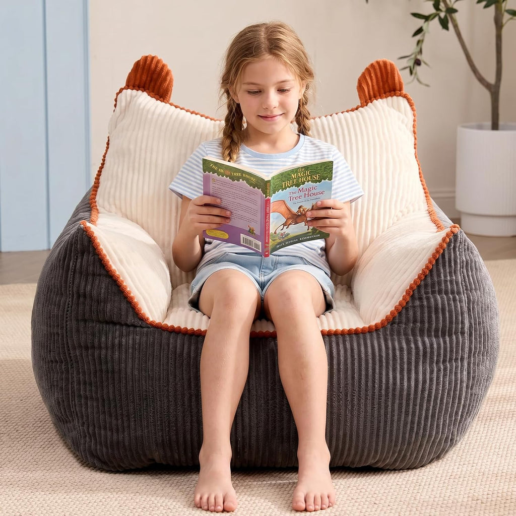 Plush Foam Filled Kids Bean Bag Chair