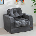 Dark Grey Cloud Shaped Kids Bean Bag Sofa